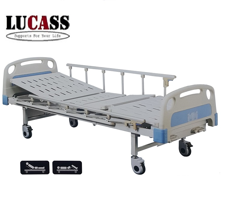 Giường bệnh 2 tay quay Lucass GB-2